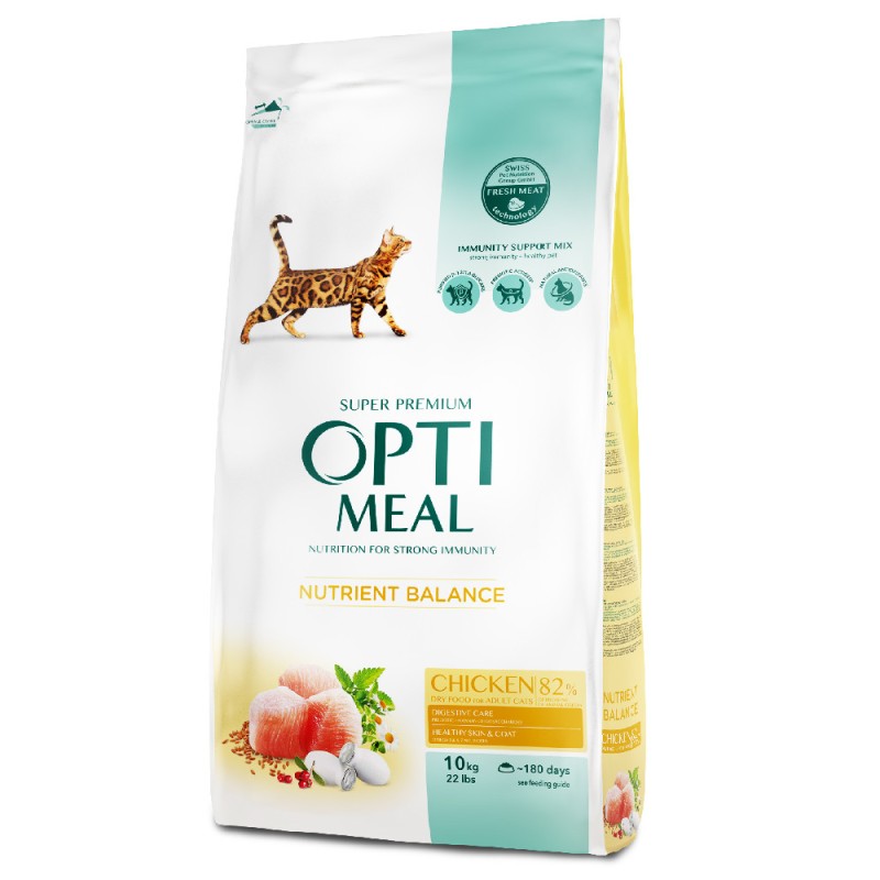 Optimeal Cat Adult Chicken Сухий корм для дорослих кішок з куркою