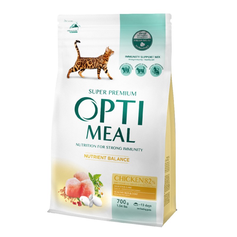 Optimeal Cat Adult Chicken Сухий корм для дорослих кішок з куркою