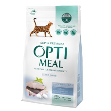 Optimeal Cat Adult Cod Fish Сухий корм для дорослих кішок з тріскою
