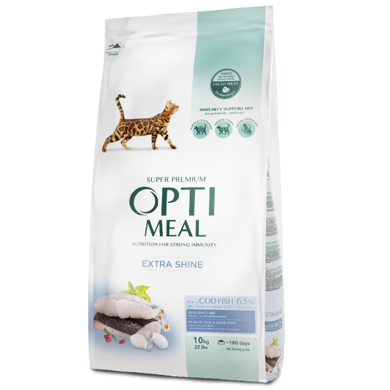 Optimeal Cat Adult Cod Fish Сухий корм для дорослих кішок з тріскою