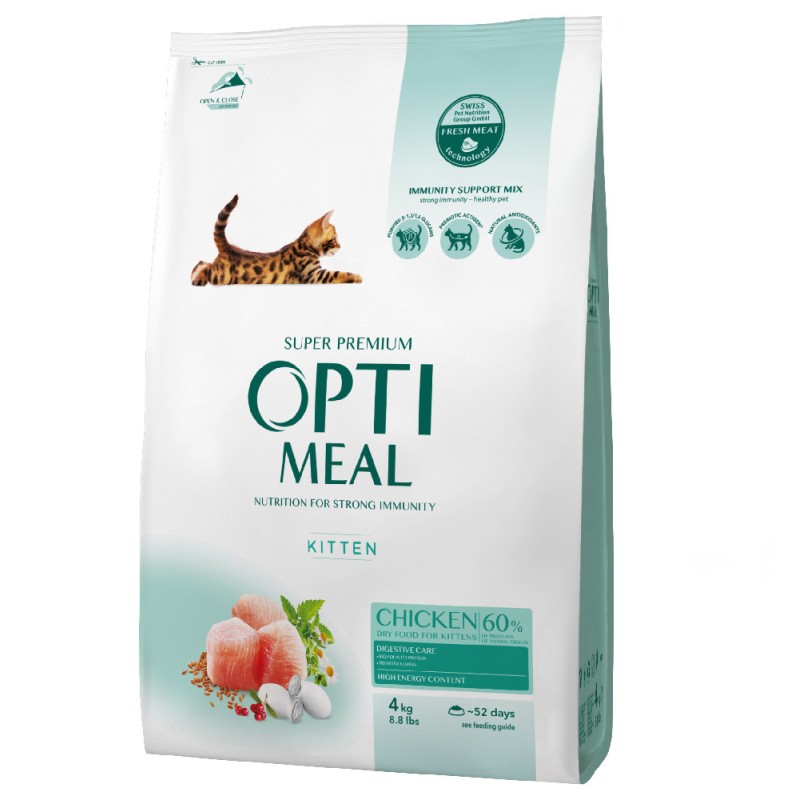 Optimeal Cat Kittens Сухий корм для кошенят з куркою