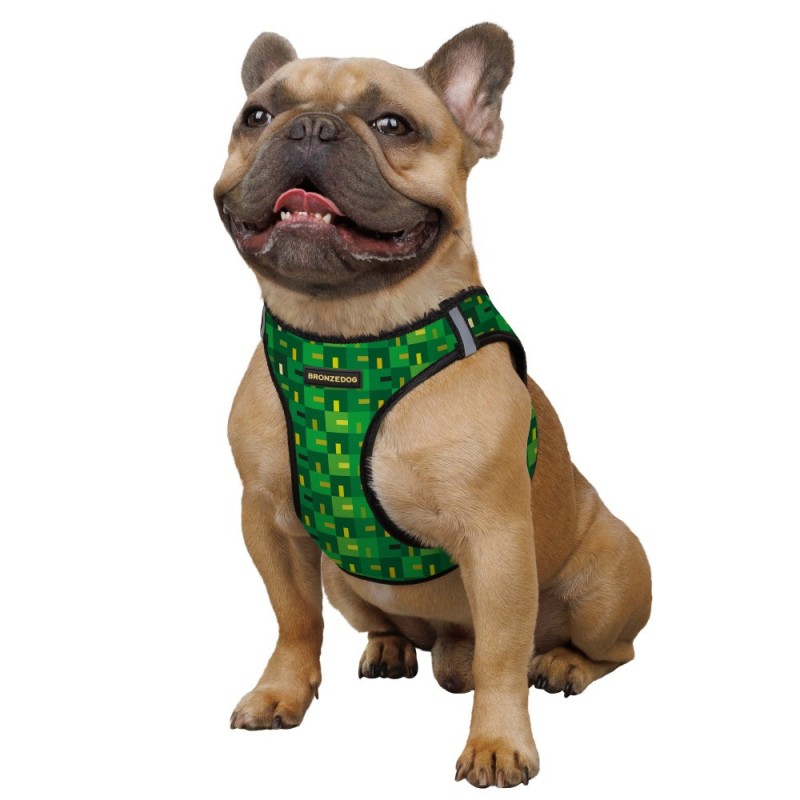 Bronzedog Sport Vest Шлей для собак піксель