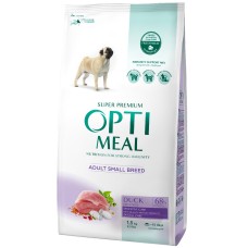 Optimeal Dog Small Adult Сухий корм для дорослих собак дрібних порід з качкою