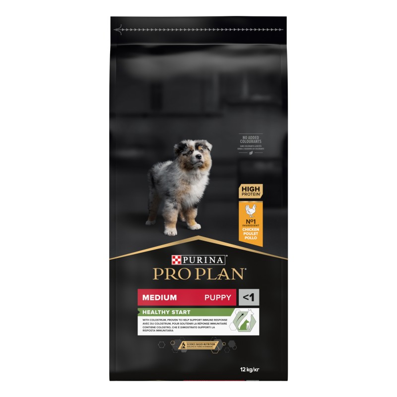 Pro Plan Puppy Medium Healthy Start Сухой корм для щенков средних пород с курицей