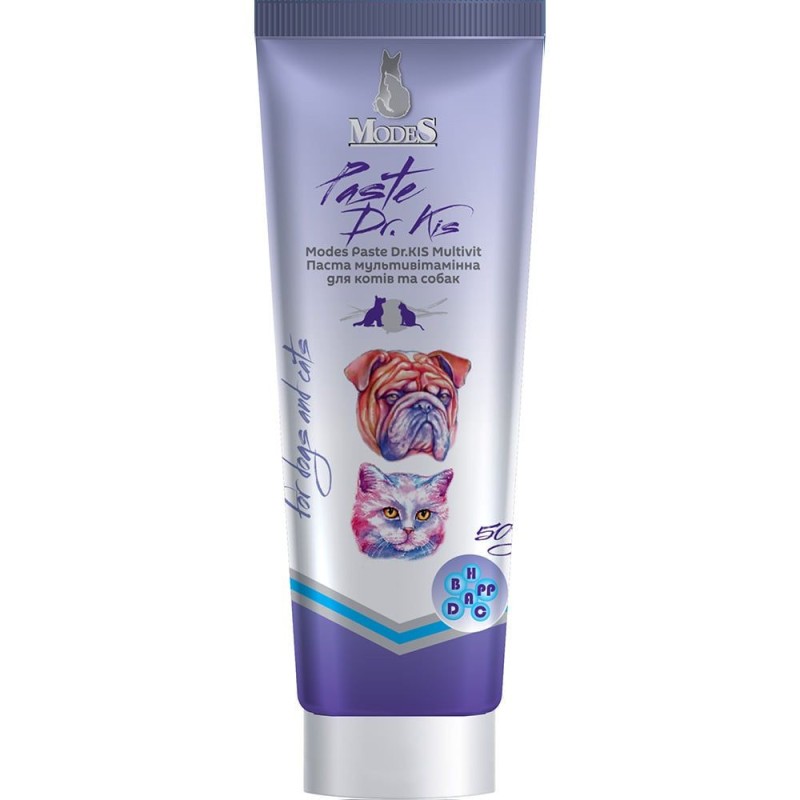 Modes Paste Dr.Kis Multivit Паста мультивитаминная для кошек и собак