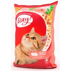 Мяу Сухий корм для дорослих кішок з кроликом