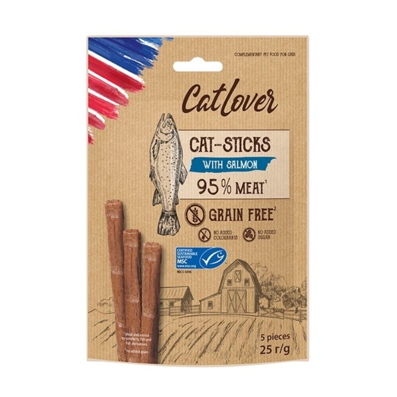CatLover Cat-Sticks Salmon Лакомства для кошек палочки с лососем