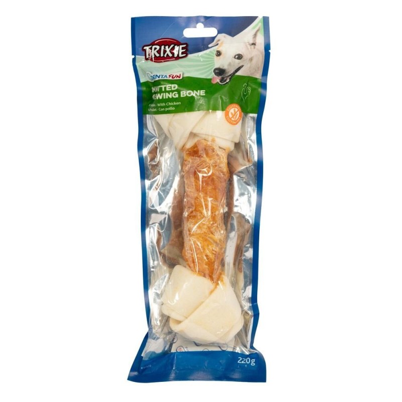 Trixie Denta Fun Knotted Chicken Chewing Bone Лакомства для собак косточка с курицей