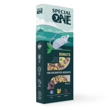 Special One Donuts Ласощі для декоративних гризунів пончики з цикорієм, арахісом та барбарисом