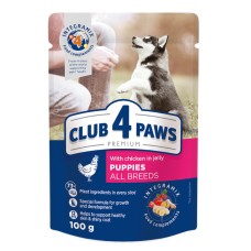 Club 4 Paws Premium Консерви для цуценят з куркою в желе