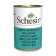 Schesir Tuna with Ham Консервы для кошек с тунцом и шинкой в бульоне (банка)