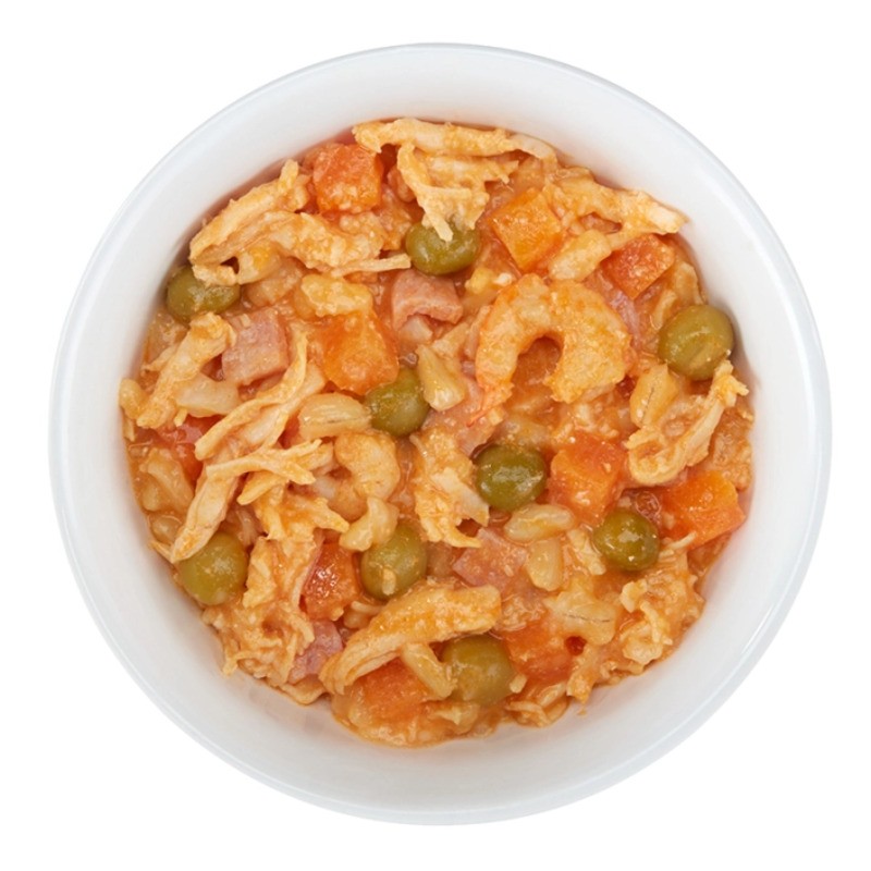 Schesir Taste the World Chicken With Paella Консервы для собак курица с паэлью в бульоне