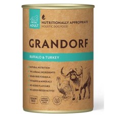 Grandorf Dog Adult Buffalo & Turkey Консерви для дорослих собак з м'ясом буйвола та індичкою