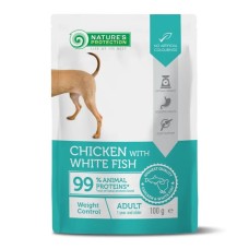 Nature’s Protection Dog Adult Weight Control Chicken with White Fish Консерви для дорослих собак із зайвою вагою з куркою та білою рибою